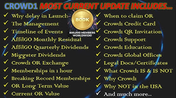 CROWD1 - 3 Minute Video With Link To The Most Current & Detailed Updates 26nov2019