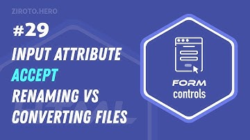 Master HTML in Darija Arabic #29 Input attribute (accept) Renaming Vs. Converting Files