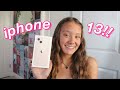 unboxing the pink iphone 13!!