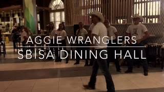The Aggie Wranglers at Sbisa Dining Hall