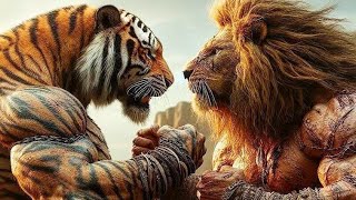 Tiger vs Lion...Tiger Fights And Kills 2 Lions To Prove Who Is The King...Latest Lion Vs Tiger