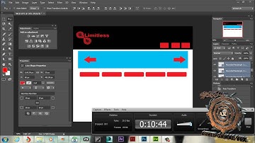 كورس تصميم المواقع المحاضرة 1 تصميم الموقع على الفتوشوب وتخطيط مكوناتة