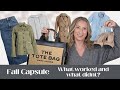 Fall Capsule - WhatWorked &amp; What Didn’t? Final Thoughts