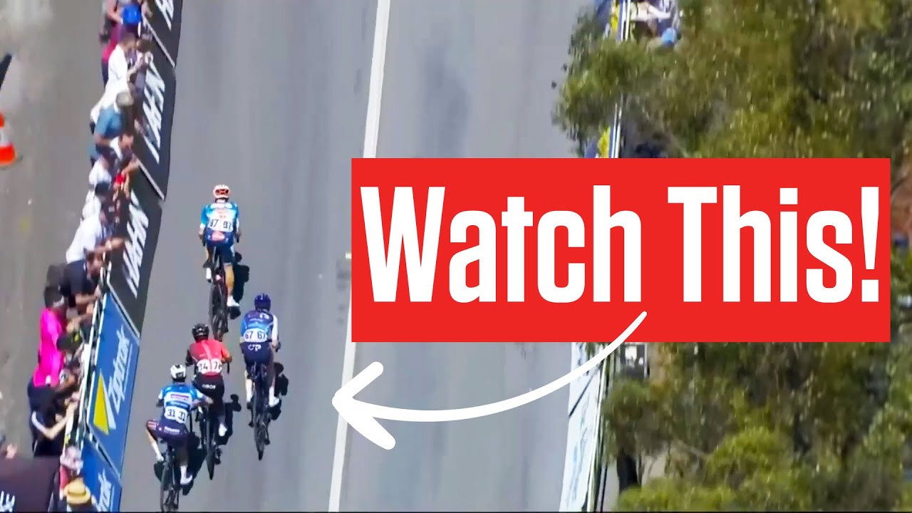 INCREDIBLE Willunga Hill Win - Onley Over Alaphilippe & Yates In Tour Down Under