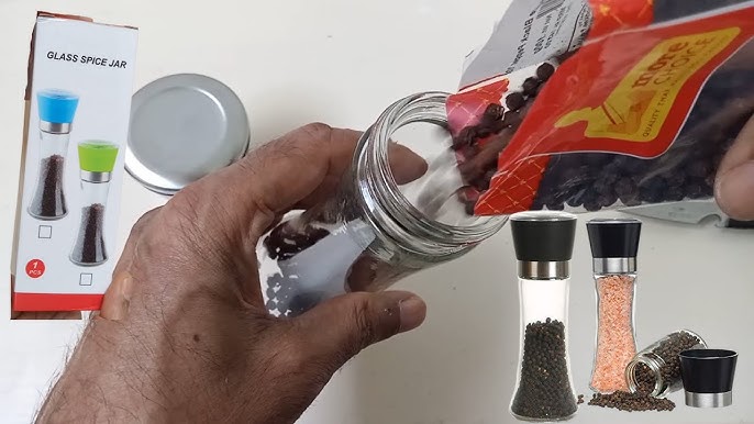 How to open & refill disposable salt or pepper grinder - Stonemill,  McCormick, Kirkland, Costco, etc 