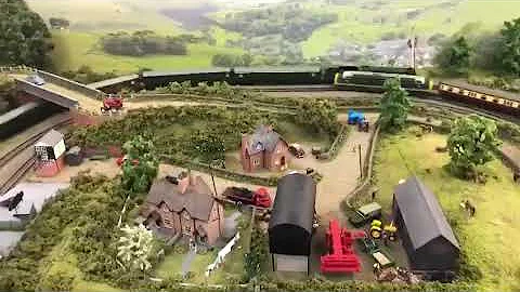 Wraysbury, OO gauge, Large Sectional, Model Railway, Train Layout.