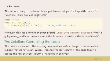 How to Loop Over Rolling Pairs of Columns in a DataFrame using R