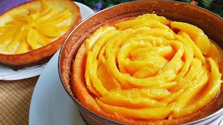 MANGO CHEESECAKE | EASY BAKED MANGO CHEESECAKE RECIPE | SJSF