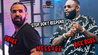 Rick Ross Message For Drake After Kendrick Diss⭐😱 | Rap News Gossip