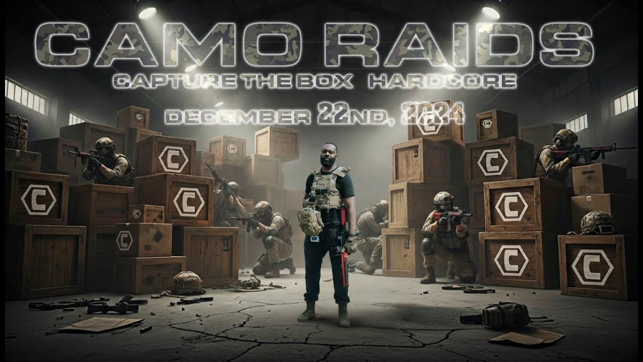 CAMO Raids AIRSOFT, Defending the Box - Canvery Island 20241222 CQB