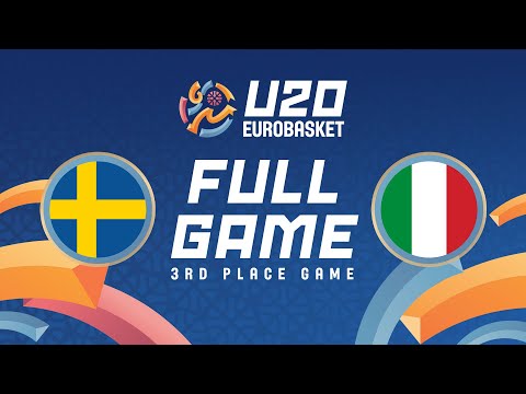 3rd Place Game | Sweden v Italy | Full Basketball Game | FIBA U20 Women's EuroBasket 2025