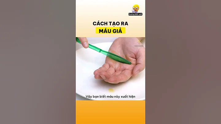 Bạn có biết máu giả được tạo ra như thế nào không?