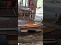 Amazing Glass Art Making Process 🔥 Orange Glass Plate Crafting Satisfying Video #shorts