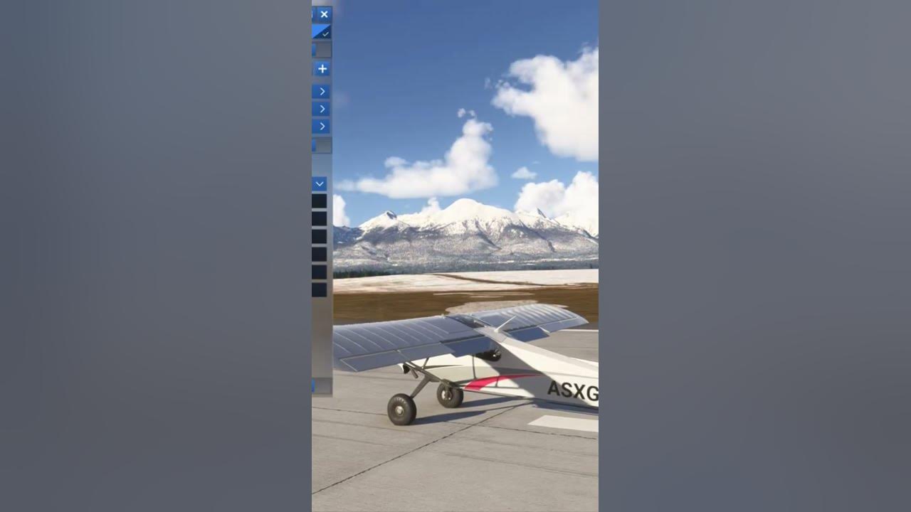 MSFS 2024 alpha test. Winter and snow. YouTube