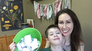 Giveaway winner, haul and Mail opening / crafternoon with cool mom