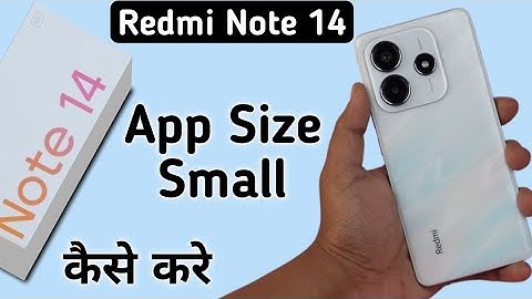 Redmi Note 14 5G app ko chota kaise kare, how to change app size in Redmi, App size settings, font s