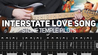 Stone Temple Pilots - Interstate Love Song (Guitar lesson with TAB) Resimi