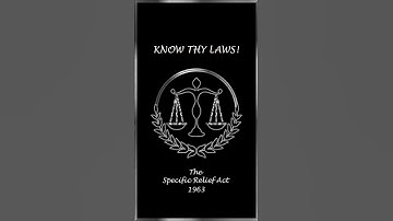 The Specific Relief Act,1963 - 13 #aibe #bci #bareact