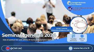 Lucas Couret per i seminari generali 2024 dell