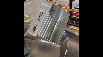 Square Elbows with Turning Vane for HVAC Duct