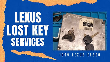 Lost Your 1999 Lexus ES300 Keys? Key Replacement & ECU Reflashing!