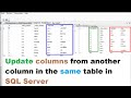 SQL Server Tutorial | Update NULL or Blank Values from Another Column in Same Table