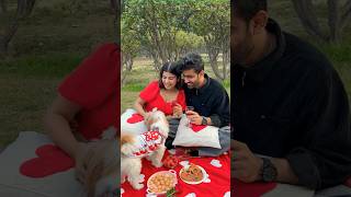 Mini Vlog : Valentines Day Picnic Date 💌❤️#youtubeshorts #shorts #minivlog