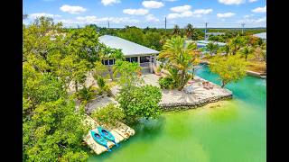 The Florida Keys Boater's Dream Home | 225' of Waterfront Reel Wahoo Waterfront Pool Home On Sugarloaf Key With Amazing Boating Access