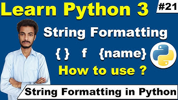 String Formatting in Python, Python Tutorial for beginners in Hindi/ Urdu, Cyber Warriors