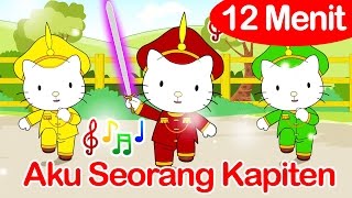 Aku Seorang Kapiten dan Lagu Lainnya (12 Menit) | Lagu Anak Indonesia