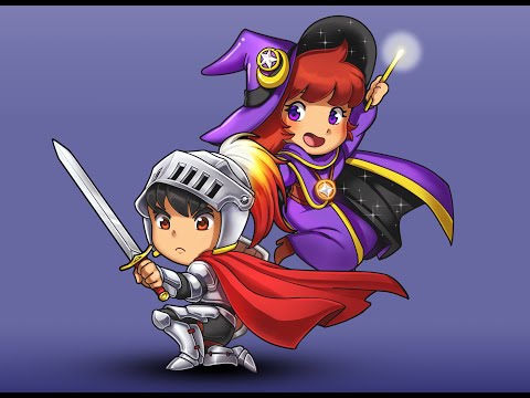 Pampas & Selene in the maze of demons. Gameplay.