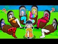 Paper Dolls Dress Up - Orphan Squid Game Hardships vs Stepmother Family Dress - Barbie Story