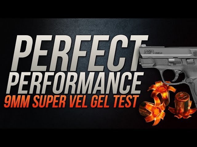 Perfect Performance! 9mm Super Vel 115gr SCHP