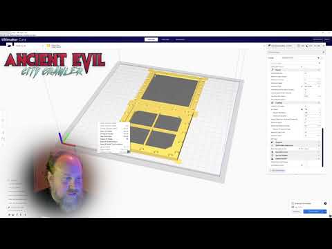 [How to:]  Ancient Evil City Crawler: Simple Cura Slicer Settings for printing base frames