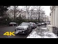 Snowing in Notting Hill! | London W11【4K】