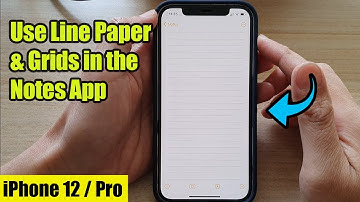 iPhone 12: How to Use Line Paper & Grids in the Notes App