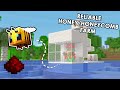 Minecraft How to Build a Simple Reliable Bee Farm for Both Honey and Honeycomb (1.15+)