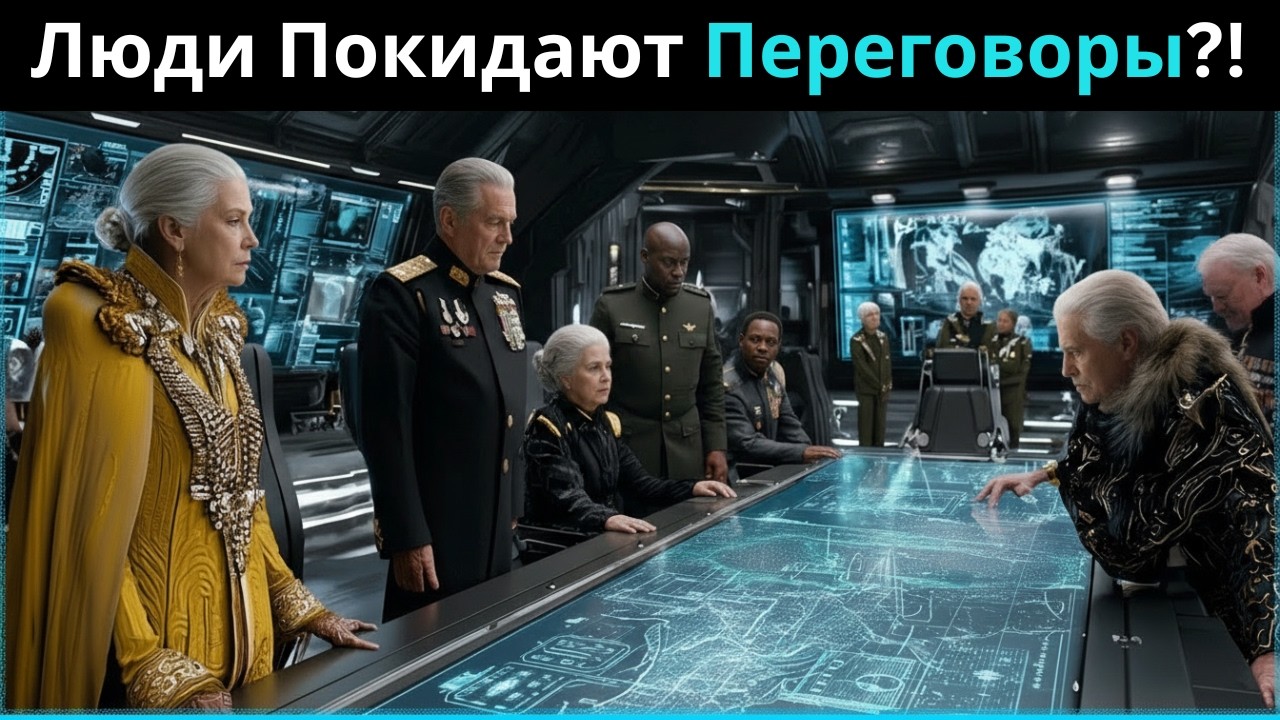 Галактические Лидеры В Ужасе Наблюдают, Как Люди Покидают Переговоры | HFY