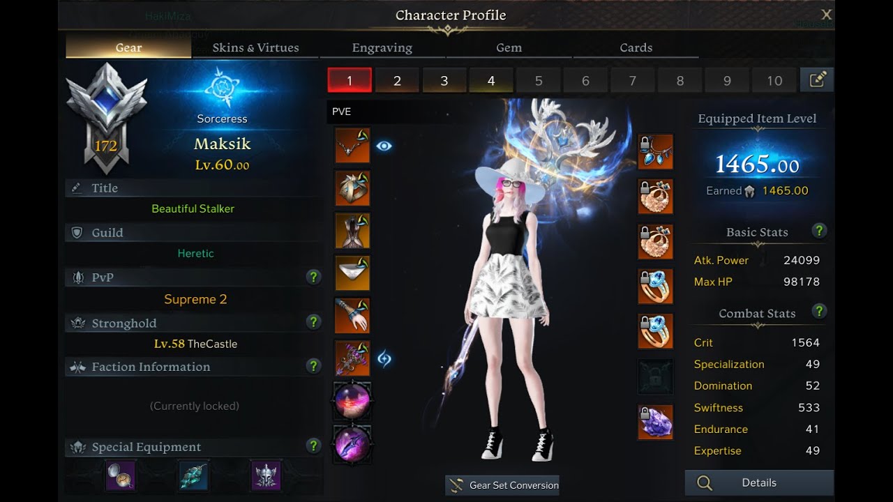 Lost ark / 1465 casting reflux sorceress / solo deskaluda 2min12s YouTube