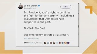 Lindsey Graham's solution to end the government shutdown and build the border wall
