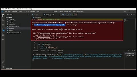 Vscode error | vscode error | ImportError: No module named 