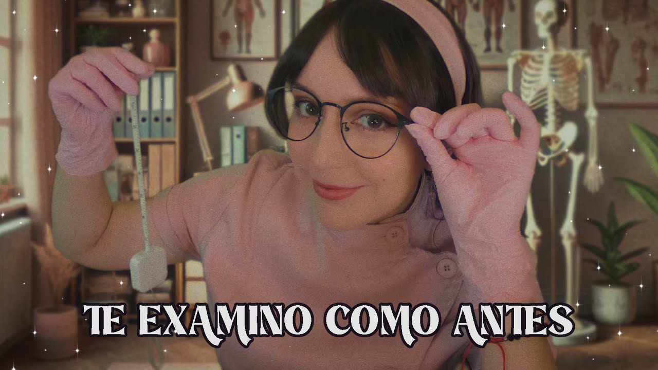 ⭐Examen médico vintage 🧵📏 Medidas con cinta, atención cercana y voz suave
