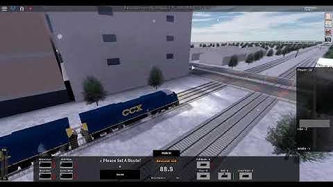 Roblox Rails Unlimited Me Going Through A Railroad Crossing