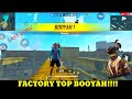 Booyah : from the top of factory free fire - FF fist fight in factory  - SAROJ GAMING