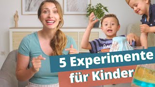 Die 5 besten Experimente für Kinder  WasserEdition || Mamaleen