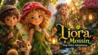 tiny fairy world, fairy adventure, magical forest, tiny fairy girl, pixar fantasy animation, 
