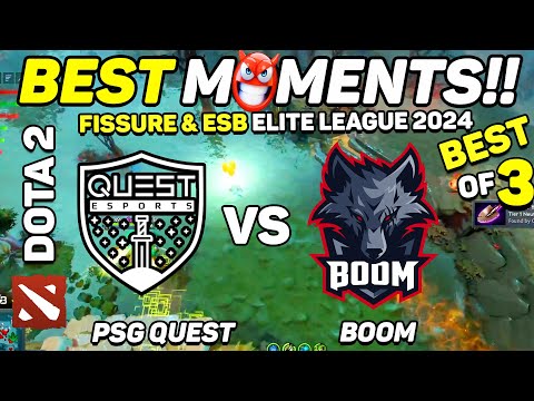 PSG Quest vs BOOM - HIGHLIGHTS - FISSURE & ESB Elite League 2024 | Dota 2