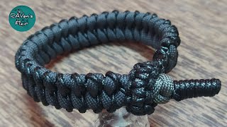 How to make a Paracord Bracelet Fishtail design Crown diamond knot closure