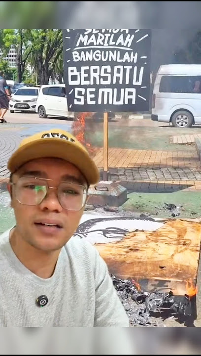 Mahasiswa Bakar Gambar PMX Himpunan Anti Rasuah Di Sabah #pmx