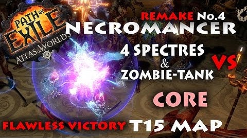 Path Of Exile 2.4 - Necromancer remake Core Map 15 Tier - Flawless Victory